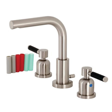 Fauceture FSC8958DKL 8" Widespread Bathroom Faucet, Brushed Nickel FSC8958DKL